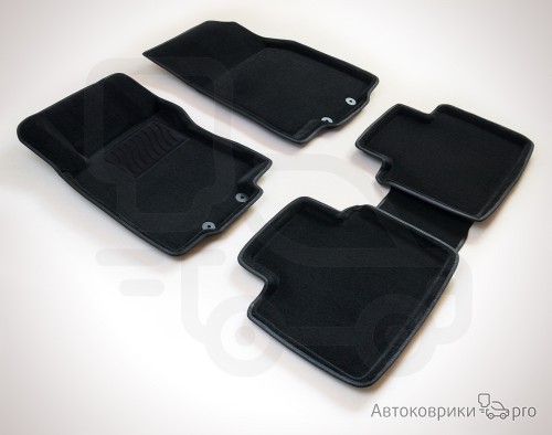 3D Коврики ворсовые Seintex для Nissan X-Trail Комплект ворсовых 3D ковриков черного, серого или бежевого цвета. Трехслойная структура обеспечивает полную водонепроницаемость и защиту, синтетические волокна устойчивы к воздействию влаги, солевых растворов и реагентов.