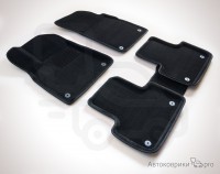 3D Коврики ворсовые Seintex для Audi Q7