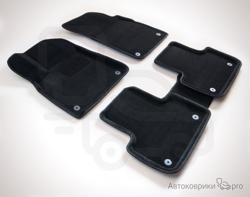 3D Коврики ворсовые Seintex для Audi Q7 Комплект ворсовых 3D ковриков черного, серого или бежевого цвета. Трехслойная структура обеспечивает полную водонепроницаемость и защиту, синтетические волокна устойчивы к воздействию влаги, солевых растворов и реагентов.