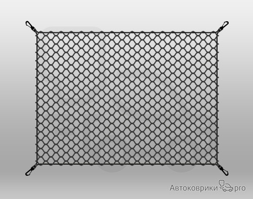 Сетка в багажник для Skoda Superb 2009-2015 Эластичная текстильная сетка горизонтального крепления, препятствующая скольжению и перемещению предметов в багажном отделении автомобиля.
