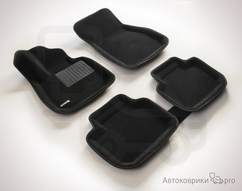 Коврики Euromat 3D для BMW X2 Комплект 3D ковриков черного, серого или бежевого цвета. Многослойная структура обеспечивает полную водонепроницаемость и защиту салона автомобиля.