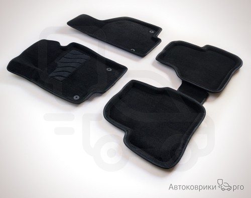 3D Коврики ворсовые Seintex для Volkswagen Passat Комплект ворсовых 3D ковриков черного, серого или бежевого цвета. Трехслойная структура обеспечивает полную водонепроницаемость и защиту, синтетические волокна устойчивы к воздействию влаги, солевых растворов и реагентов.