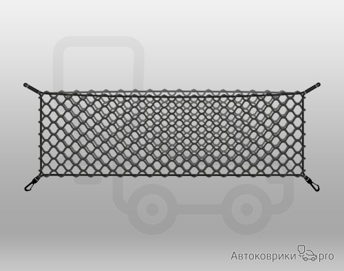 Сетка в багажник для Citroen C3 Aircross Эластичная текстильная сетка вертикального крепления, препятствующая скольжению и перемещению предметов в багажном отделении автомобиля.