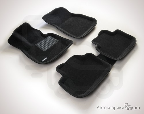 Коврики Euromat 3D для BMW X3 Комплект 3D ковриков черного, серого или бежевого цвета. Многослойная структура обеспечивает полную водонепроницаемость и защиту салона автомобиля.