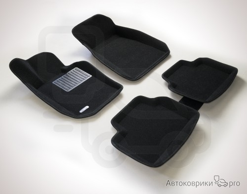 Коврики Euromat 3D для BMW 3 серии Комплект 3D ковриков черного, серого или бежевого цвета. Многослойная структура обеспечивает полную водонепроницаемость и защиту салона автомобиля.