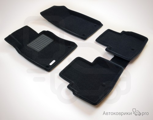 Коврики Euromat 3D для Infiniti Q50 Комплект 3D ковриков черного, серого или бежевого цвета. Многослойная структура обеспечивает полную водонепроницаемость и защиту салона автомобиля.