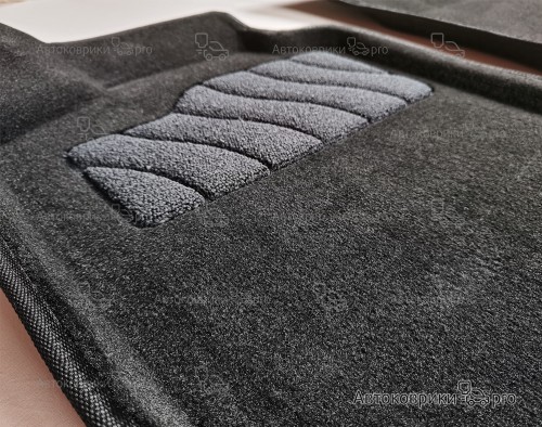 3D Коврики Seintex для BMW 5 серии Комплект ворсовых 3D ковриков черного, серого или бежевого цвета. Трехслойная структура обеспечивает полную водонепроницаемость и защиту, синтетические волокна устойчивы к воздействию влаги, солевых растворов и реагентов.