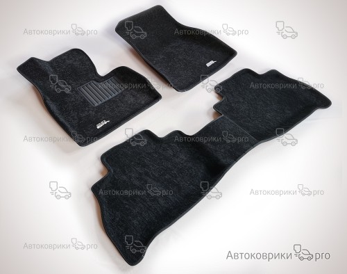 Коврики 3D Sotra для BMW X5 Комплект 3D ковриков черного или бежевого цвета. Многослойная структура обеспечивает полную водонепроницаемость и защиту салона автомобиля.