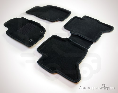 3D Коврики ворсовые Seintex для Toyota Hilux Комплект ворсовых 3D ковриков черного, серого или бежевого цвета. Трехслойная структура обеспечивает полную водонепроницаемость и защиту, синтетические волокна устойчивы к воздействию влаги, солевых растворов и реагентов.