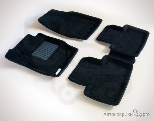 Коврики Euromat 3D для Volvo XC90 Комплект 3D ковриков черного, серого или бежевого цвета. Многослойная структура обеспечивает полную водонепроницаемость и защиту салона автомобиля.