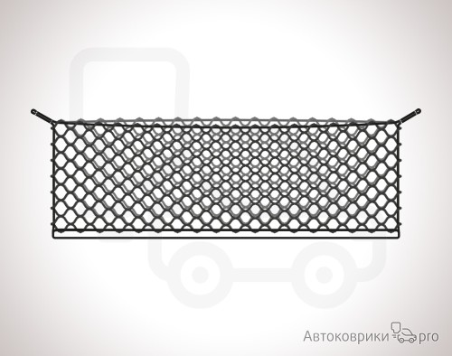 Сетка в багажник Suzuki SX-4 2013-2022 Эластичная текстильная сетка вертикального крепления, препятствующая скольжению и перемещению предметов в багажном отделении автомобиля.