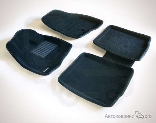 Коврики Euromat 3D для Ford Explorer Комплект 3D ковриков черного, серого или бежевого цвета. Многослойная структура обеспечивает полную водонепроницаемость и защиту салона автомобиля.