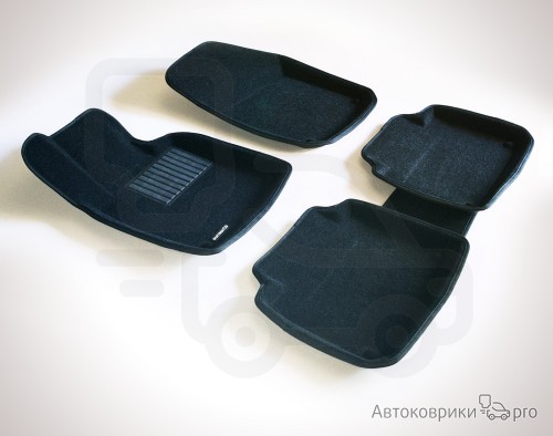 Коврики Euromat 3D для Volvo S90 V90 Комплект 3D ковриков черного, серого или бежевого цвета. Многослойная структура обеспечивает полную водонепроницаемость и защиту салона автомобиля.