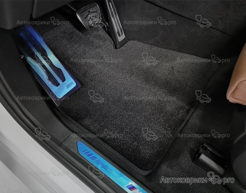 Коврики в салон BMW X5 2018- Комплект текстильных ковриков черного, серого, бежевого или коричневого цвета. Основа из термопластичной резины обеспечивает полную водонепроницаемость и защиту. Возможен заказ одного или более ковриков из комплекта.