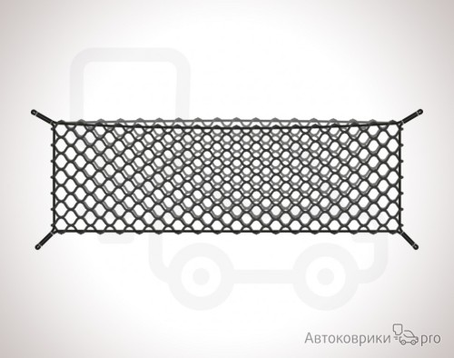 Сетка в багажник Lada Niva Travel 2020- Эластичная текстильная сетка вертикального крепления, препятствующая скольжению и перемещению предметов в багажном отделении автомобиля.