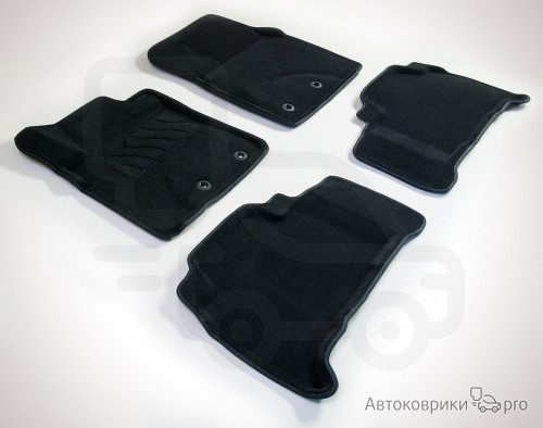 3D Коврики ворсовые Seintex для Lexus LX Комплект ворсовых 3D ковриков черного, серого или бежевого цвета. Трехслойная структура обеспечивает полную водонепроницаемость и защиту, синтетические волокна устойчивы к воздействию влаги, солевых растворов и реагентов.